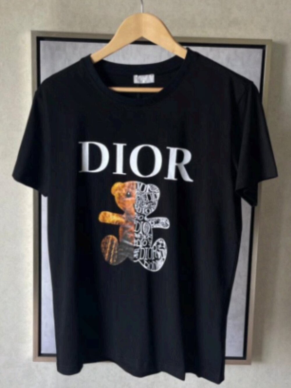 Luxury Teddy Bear Graphic Print Design Style T-Shirt